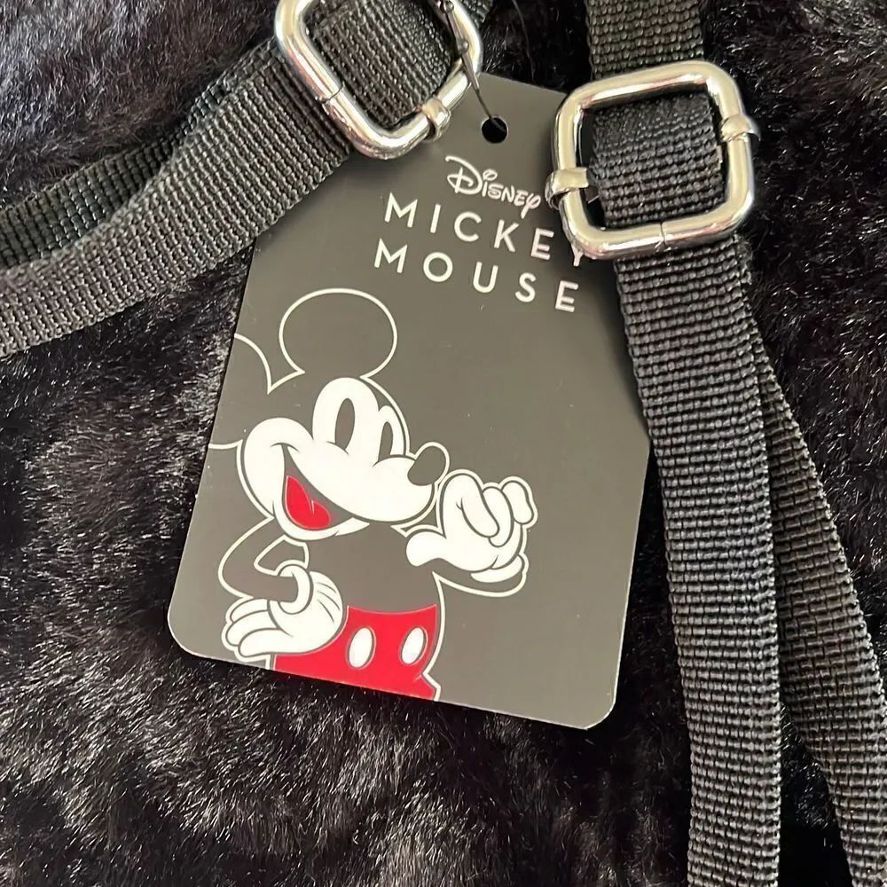 Disney Faux Fur Mickey Mouse Backpack - Picture 3 of 7